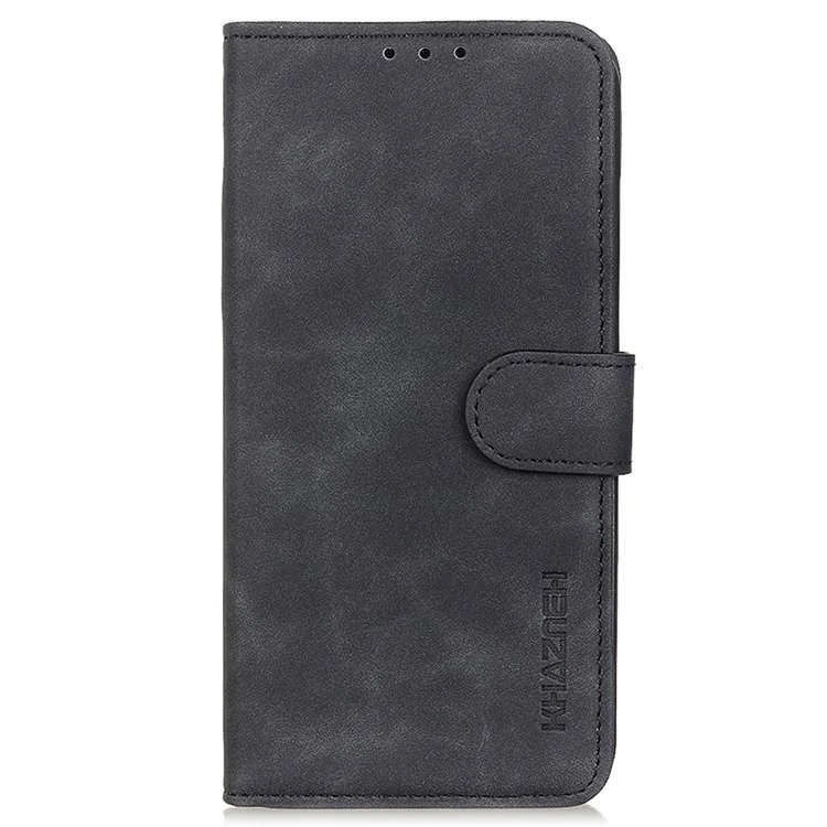 KHAZNEH для Xiaomi Redmi Note 13 Pro 5G / Poco X6 5G Чехол Retro PU Leather Чехол для сотового телефона - Черный