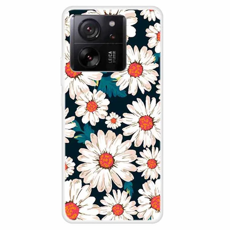 For Xiaomi Redmi K60 Ultra  /  13T  /  13T Pro TPU Case Pattern Printing Phone Back Cover - Daisy