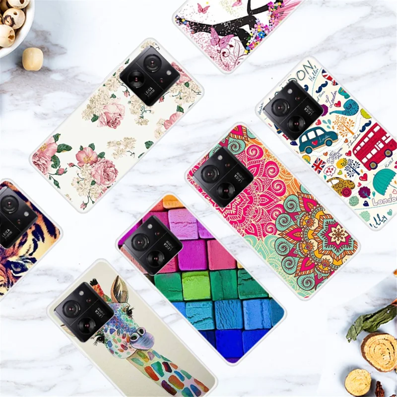 For Xiaomi Redmi K60 Ultra  /  13T  /  13T Pro TPU Case Pattern Printing Phone Back Cover - Daisy