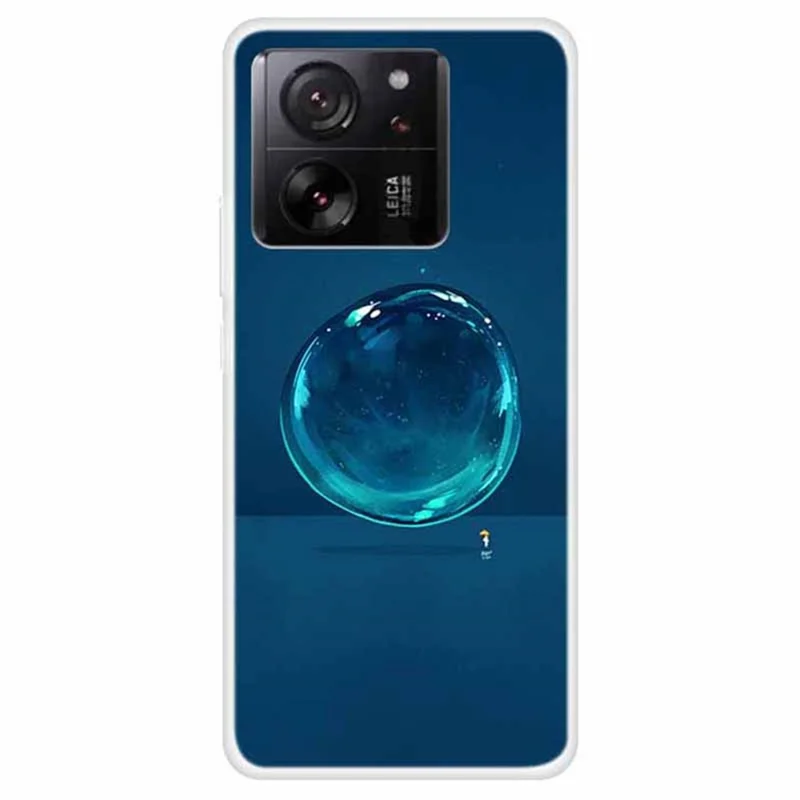 For Xiaomi Redmi K60 Ultra  /  13T  /  13T Pro Case Pattern Printing Soft TPU Phone Protective Cover - Water
