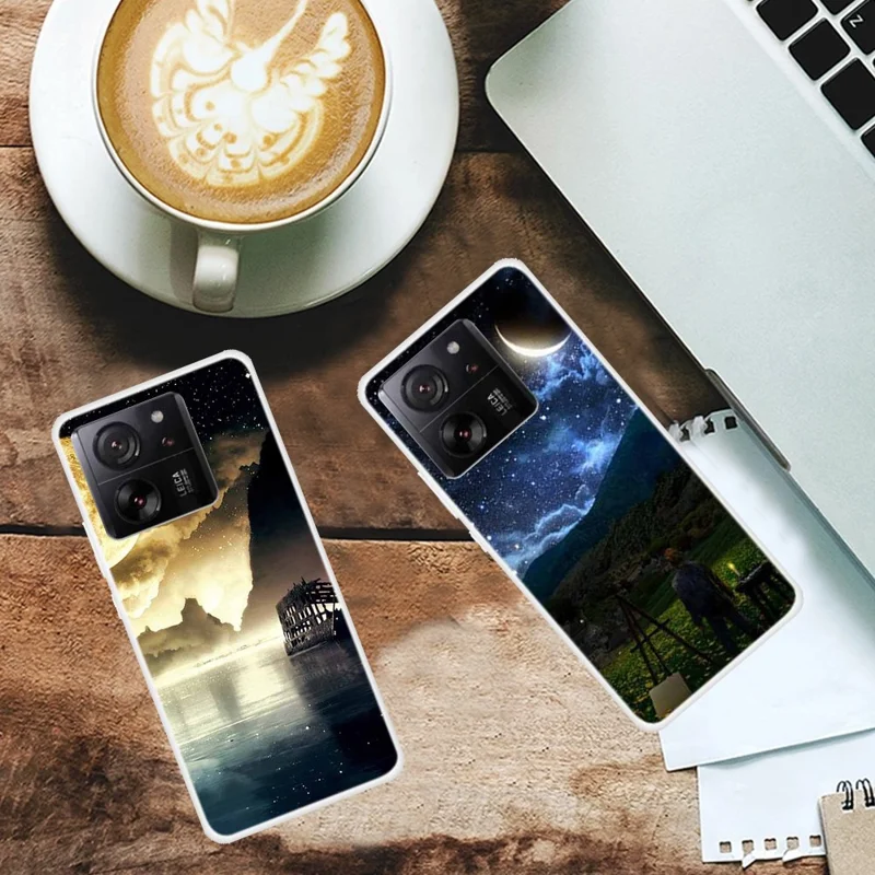 For Xiaomi Redmi K60 Ultra  /  13T  /  13T Pro Case Pattern Printing Soft TPU Phone Protective Cover - Water