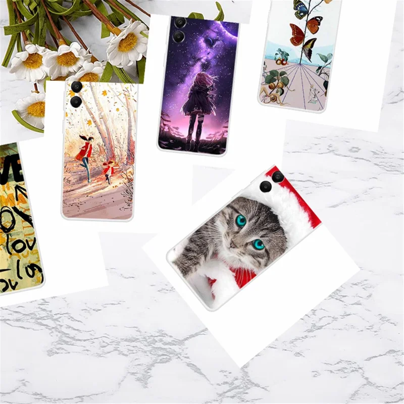 For Samsung Galaxy A05s 4G Case Pattern Printing Soft TPU Mobile Phone Back Cover - Sika Deer