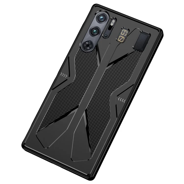 Pour ZTE nubia Red Magic 9 Pro 5G / 9 Pro+ 5G Coque Anti-chute Soft TPU Housse de Protection Arrière - Noir