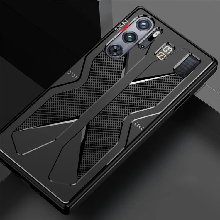Pour ZTE nubia Red Magic 9 Pro 5G / 9 Pro+ 5G Coque Anti-chute Soft TPU Housse de Protection Arrière - Noir