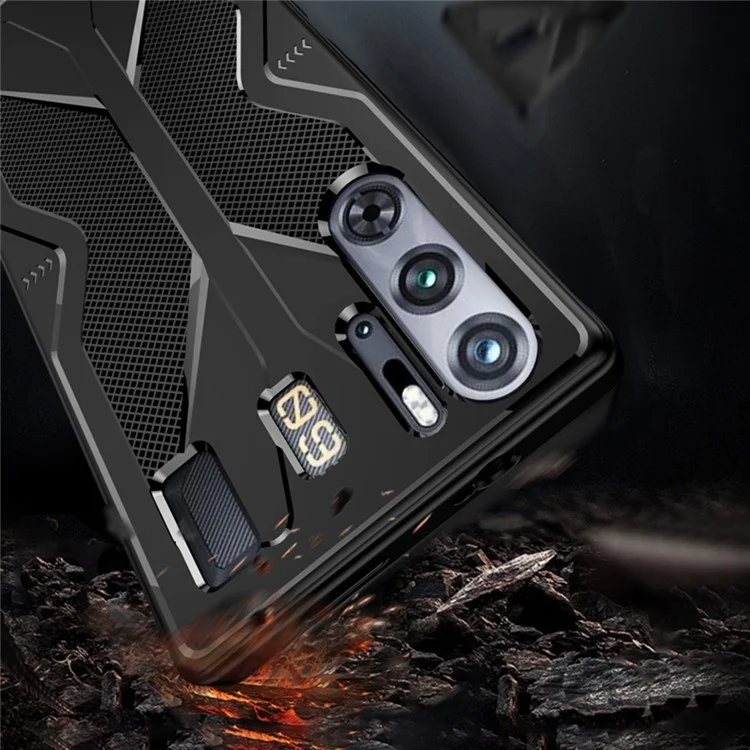 Pour ZTE nubia Red Magic 9 Pro 5G / 9 Pro+ 5G Coque Anti-chute Soft TPU Housse de Protection Arrière - Noir