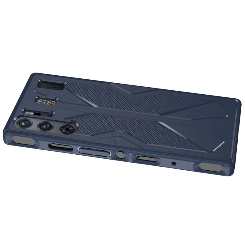 For ZTE nubia Red Magic 9 Pro 5G / 9 Pro+ 5G Case Anti-drop Soft TPU Phone Back Cover - Navy Blue