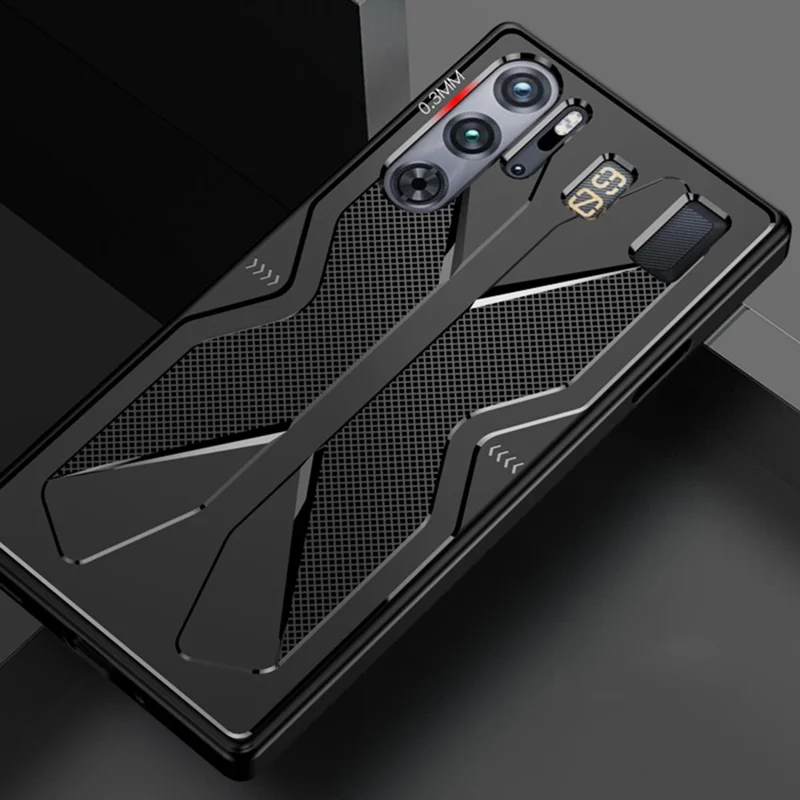 For ZTE nubia Red Magic 9 Pro 5G / 9 Pro+ 5G Case Anti-drop Soft TPU Phone Back Cover - Navy Blue