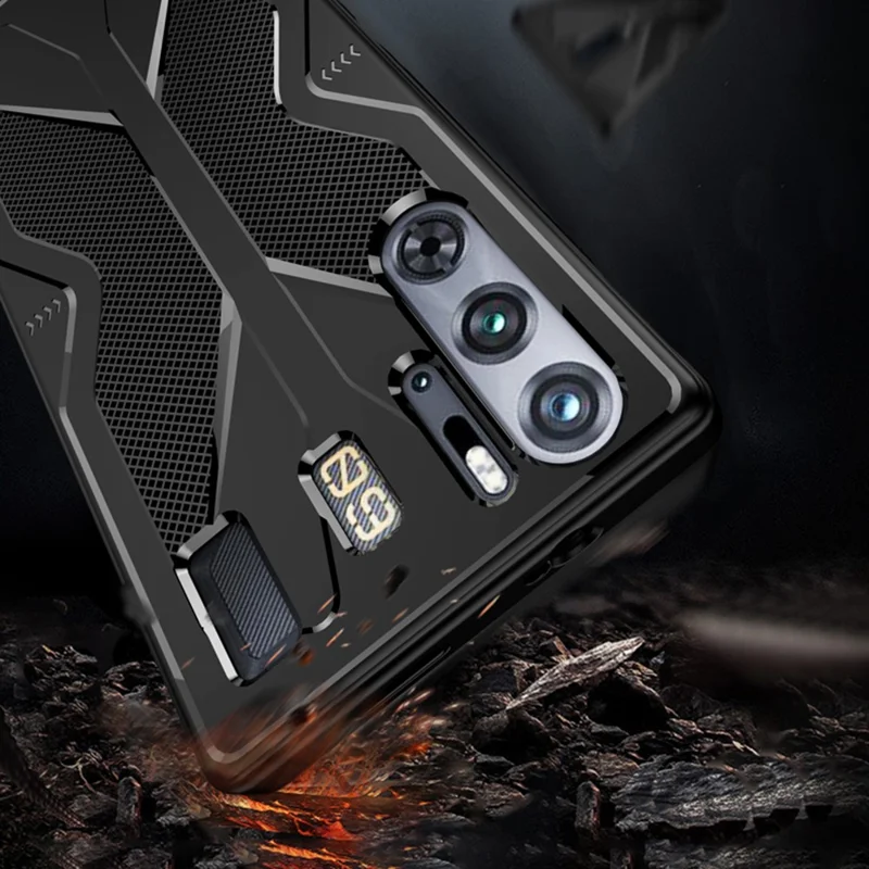 For ZTE nubia Red Magic 9 Pro 5G / 9 Pro+ 5G Case Anti-drop Soft TPU Phone Back Cover - Navy Blue