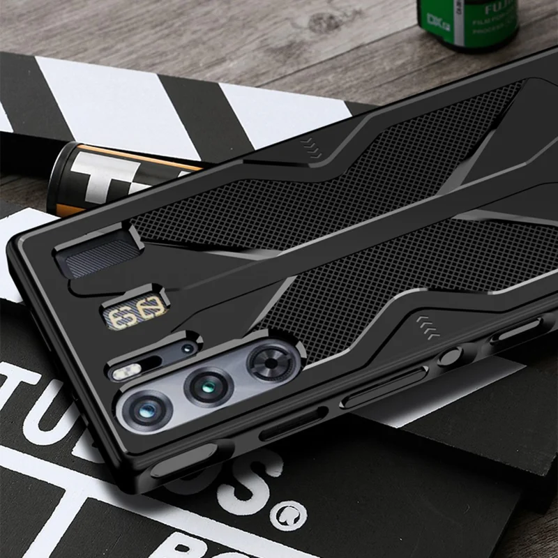 For ZTE nubia Red Magic 9 Pro 5G / 9 Pro+ 5G Case Anti-drop Soft TPU Phone Back Cover - Navy Blue