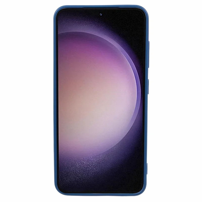 Für Samsung Galaxy S24 TPU-Hülle mit Gerader Kante Kameraschutz Handyhülle - Saphir