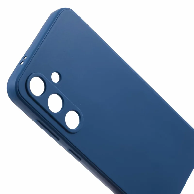 Für Samsung Galaxy S24 TPU-Hülle mit Gerader Kante Kameraschutz Handyhülle - Saphir
