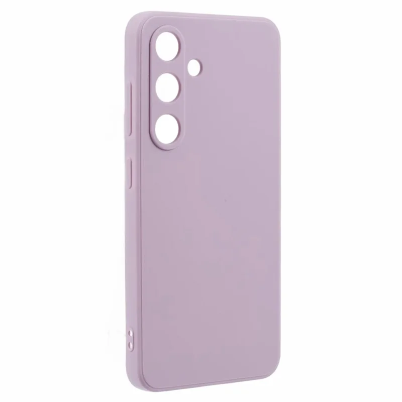 For Samsung Galaxy S24 TPU Case Straight Edge Camera Protection Phone Cover - Purple