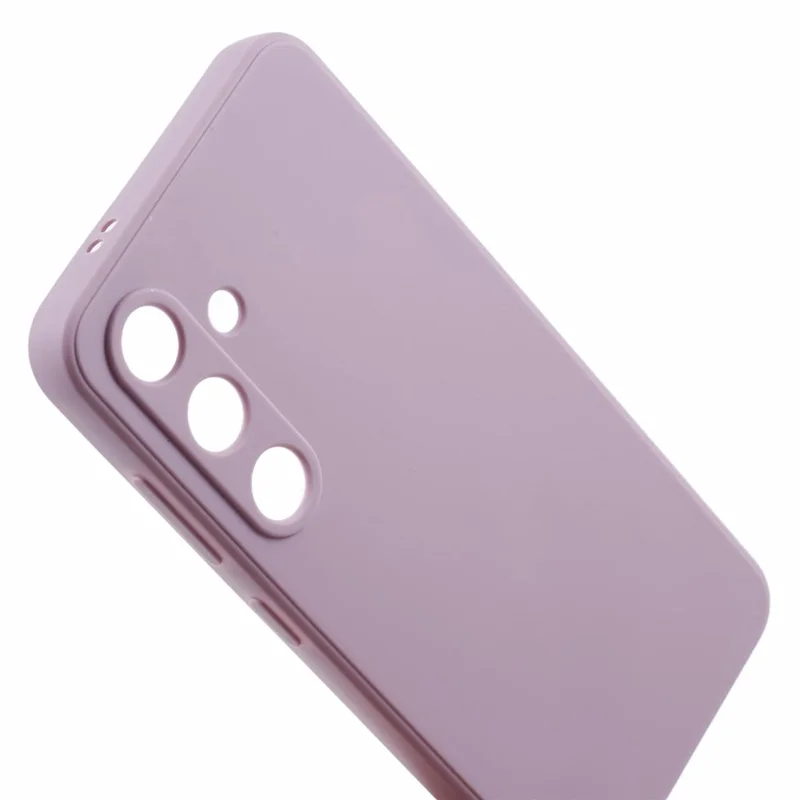 For Samsung Galaxy S24 TPU Case Straight Edge Camera Protection Phone Cover - Purple