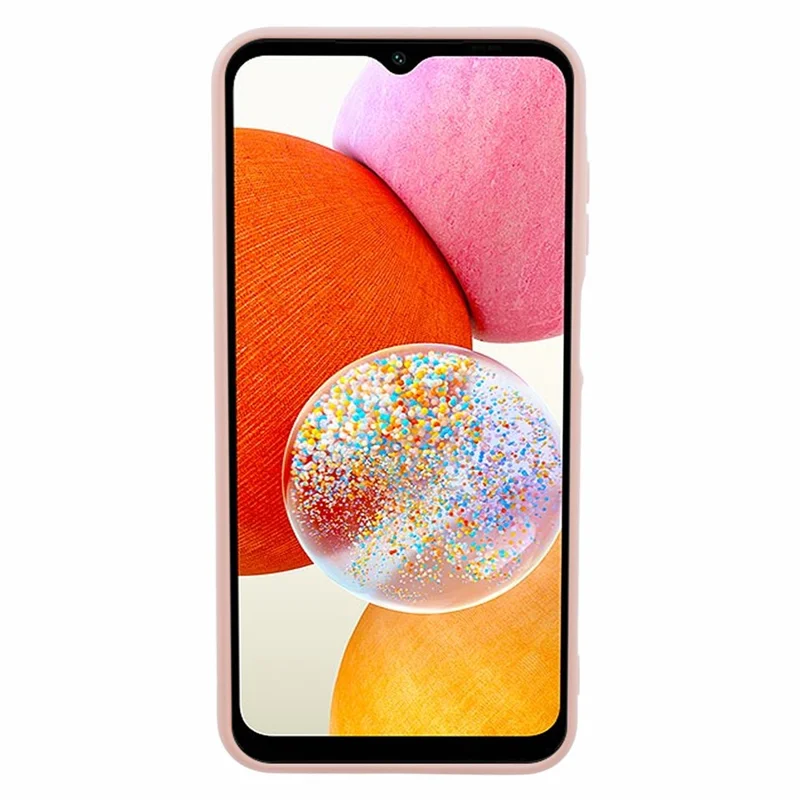 Fodral för Samsung Galaxy A15 5G, raka kanter, exakta utskärningar, TPU-hölje - Rosa
