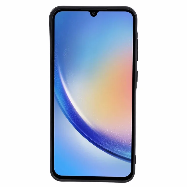 For Samsung Galaxy A35 5G Case Precise Cutouts Anti-scratch TPU Cover - Black
