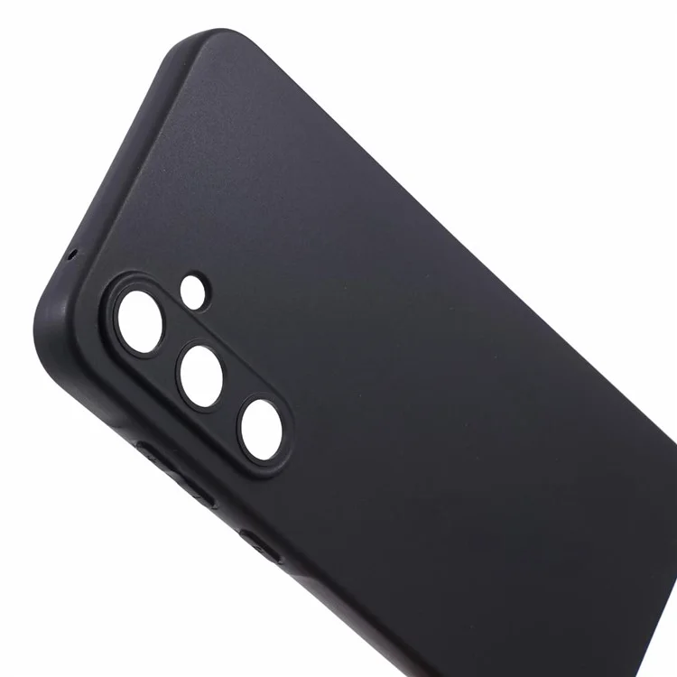 For Samsung Galaxy A35 5G Case Precise Cutouts Anti-scratch TPU Cover - Black