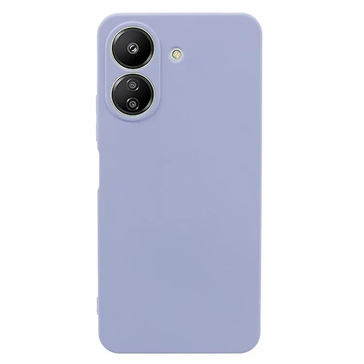 Per Xiaomi Redmi 13C 4G / Poco C65 4G Custodia Telefonica TPU Anti-graffio Rivestimento in Fibra Morbida - Viola Chiaro