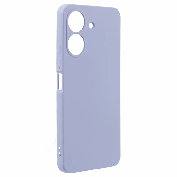 Per Xiaomi Redmi 13C 4G / Poco C65 4G Custodia Telefonica TPU Anti-graffio Rivestimento in Fibra Morbida - Viola Chiaro
