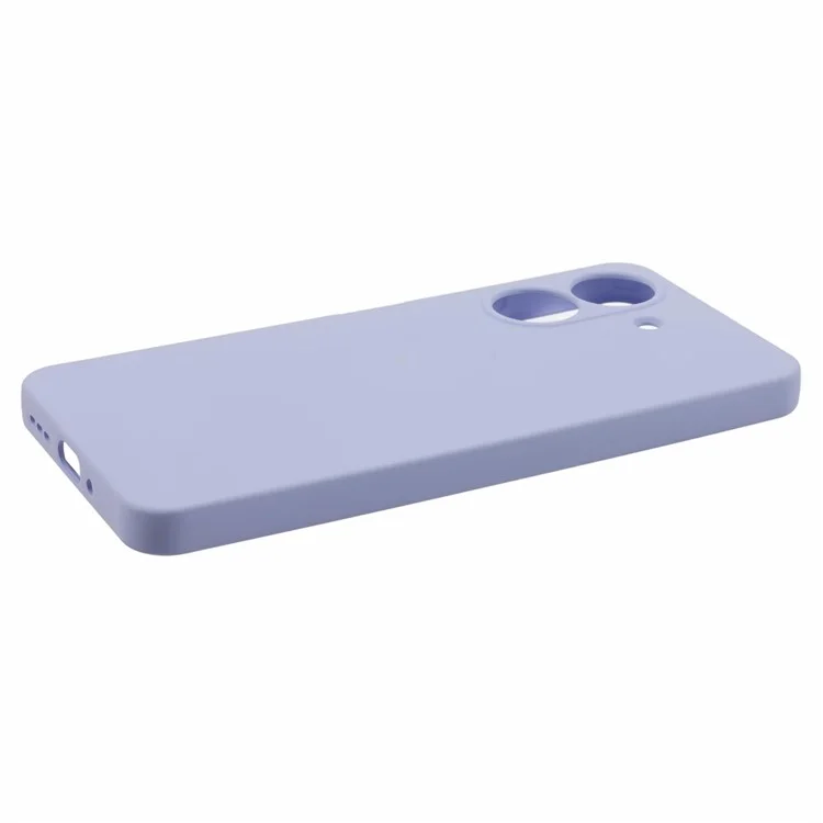 Per Xiaomi Redmi 13C 4G / Poco C65 4G Custodia Telefonica TPU Anti-graffio Rivestimento in Fibra Morbida - Viola Chiaro