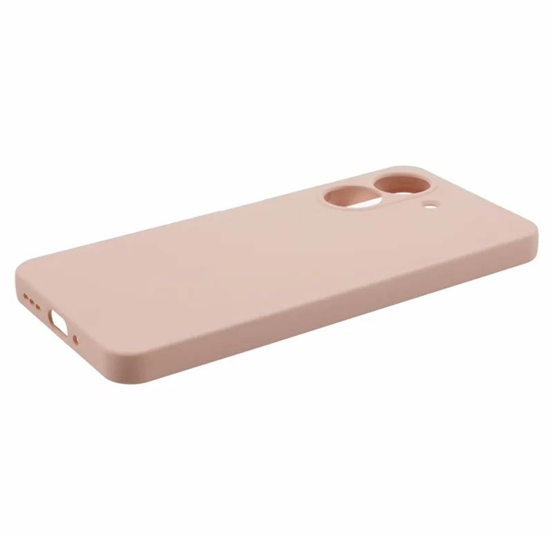 For Xiaomi Redmi 13C 4G / Poco C65 4G TPU Phone Case Anti-Scratch Soft Fiber Lining Cover - Pink