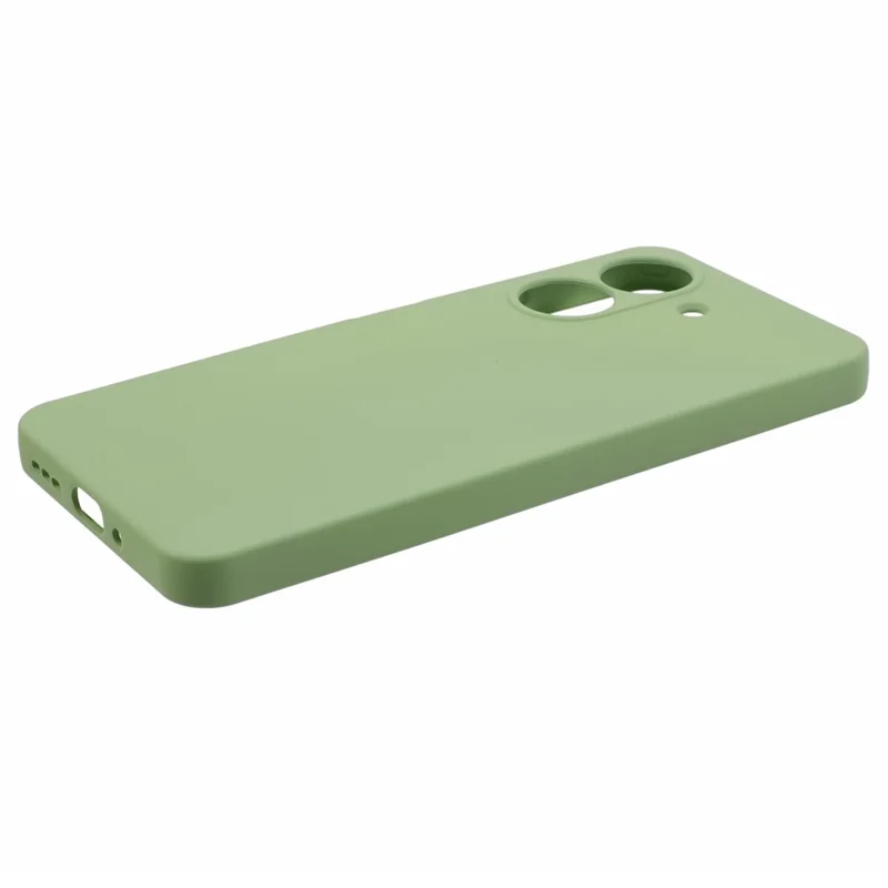 For Xiaomi Redmi 13C 4G / Poco C65 4G TPU Phone Case Anti-Scratch Soft Fiber Lining Cover - Matcha Green