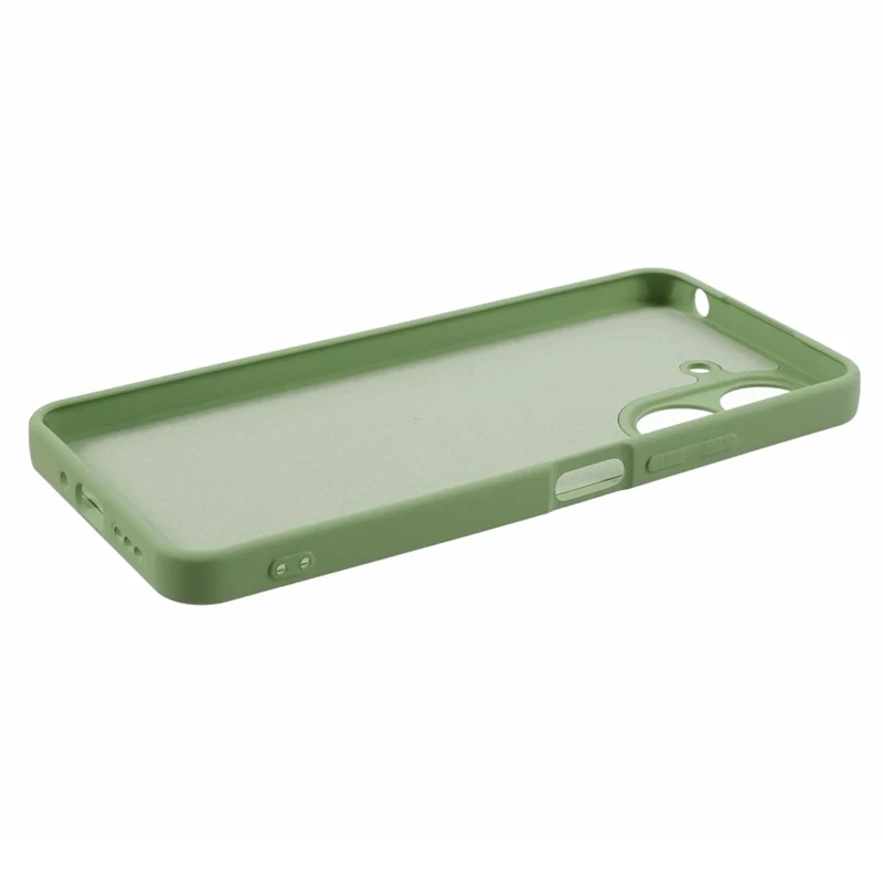 For Xiaomi Redmi 13C 4G / Poco C65 4G TPU Phone Case Anti-Scratch Soft Fiber Lining Cover - Matcha Green