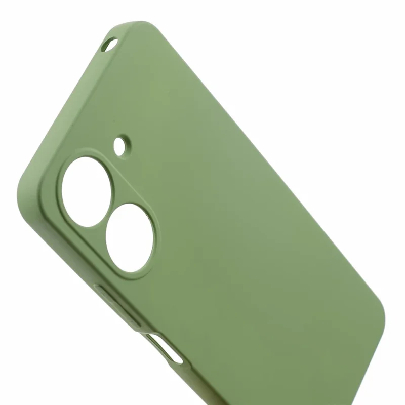 For Xiaomi Redmi 13C 4G / Poco C65 4G TPU Phone Case Anti-Scratch Soft Fiber Lining Cover - Matcha Green