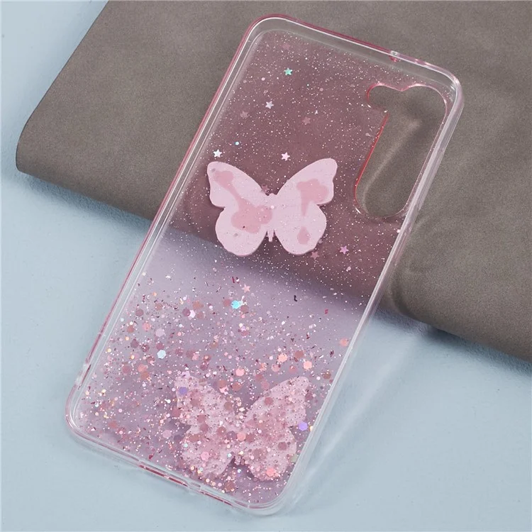 Série AW para Capa do Samsung Galaxy S24+ Big Rear Lens Hole TPU+PVC Protective Cover - Pink