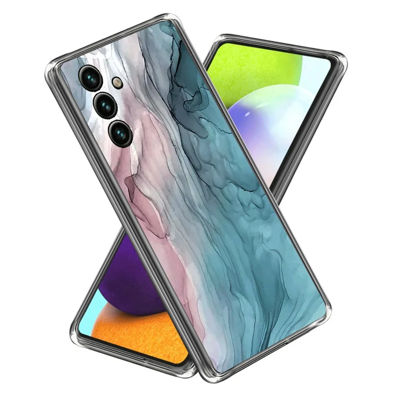 For Samsung Galaxy A35 5G Abstract Marble Case Shockproof TPU Phone Cover - Style H