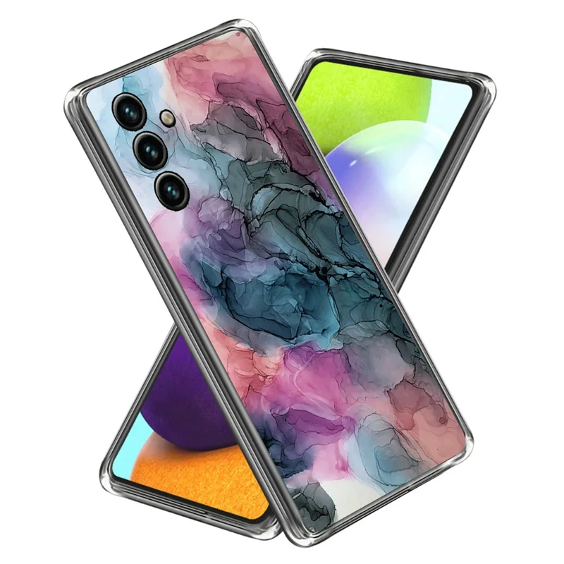 For Samsung Galaxy A35 5G Abstract Marble Case Shockproof TPU Phone Cover - Style J