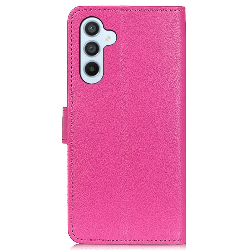 For Samsung Galaxy A35 5G Wallet Case PU Leather Stand Card Slot Protective Phone Cover - Rose