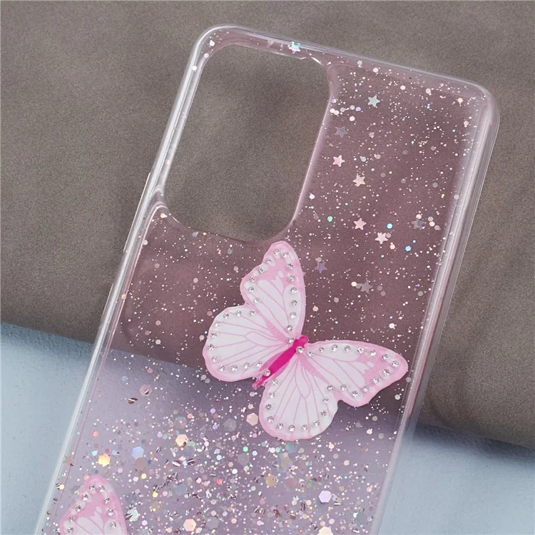 AW Series For Samsung Galaxy A53 5G Cell Phone Case TPU+PVC Shockproof Cover with Big Rear Lens Hole - Pink