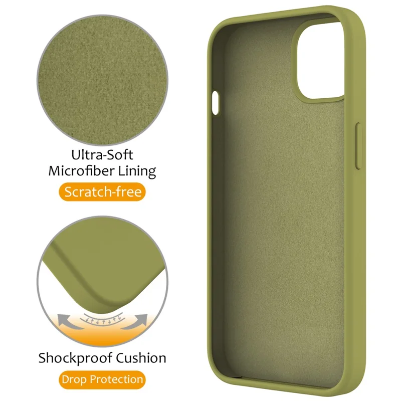 For iPhone 15 Plus Magnetic Case Compatible with MagSafe Phone Kickstand Cover - Green