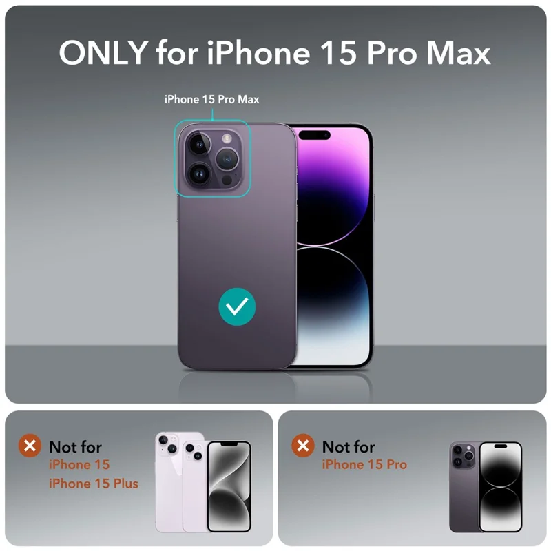 ESR Project Zero Series for iPhone 15 Pro Max Case Ultra-thin Soft TPU Transparent Phone Cover