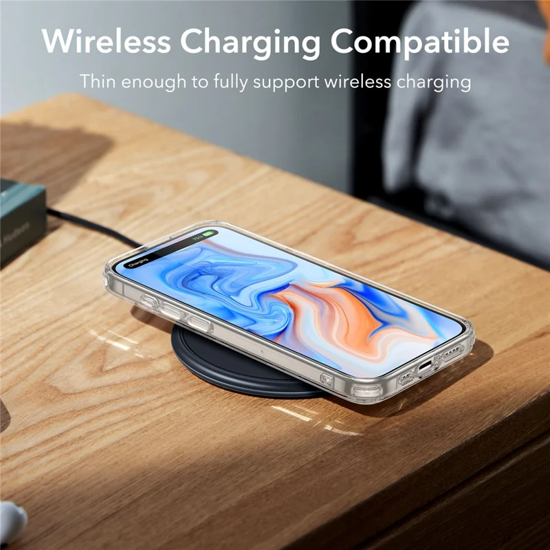 ESR Project Zero Series for iPhone 15 Cell Phone Case Slim-Fit Soft TPU Transparent Protective Shell