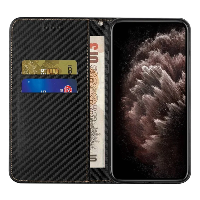For Samsung Galaxy S25+ / S24+ Case PU Leather Wallet Phone Stand Cover - Black
