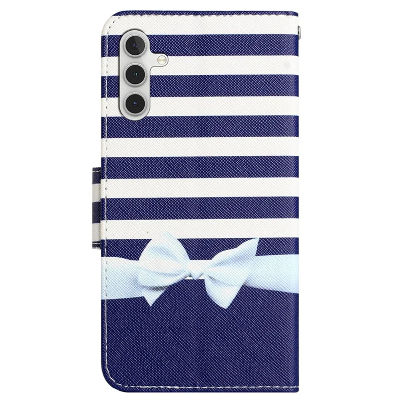 For Samsung Galaxy A15 5G Case Leather Wallet Cover with Pattern Printing - Bowknot