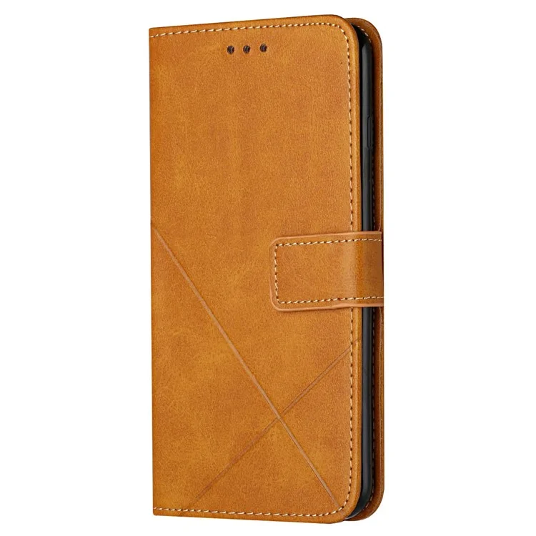 For Samsung Galaxy A15 5G Case Solid Color Wallet Leather Phone Cover - Yellow