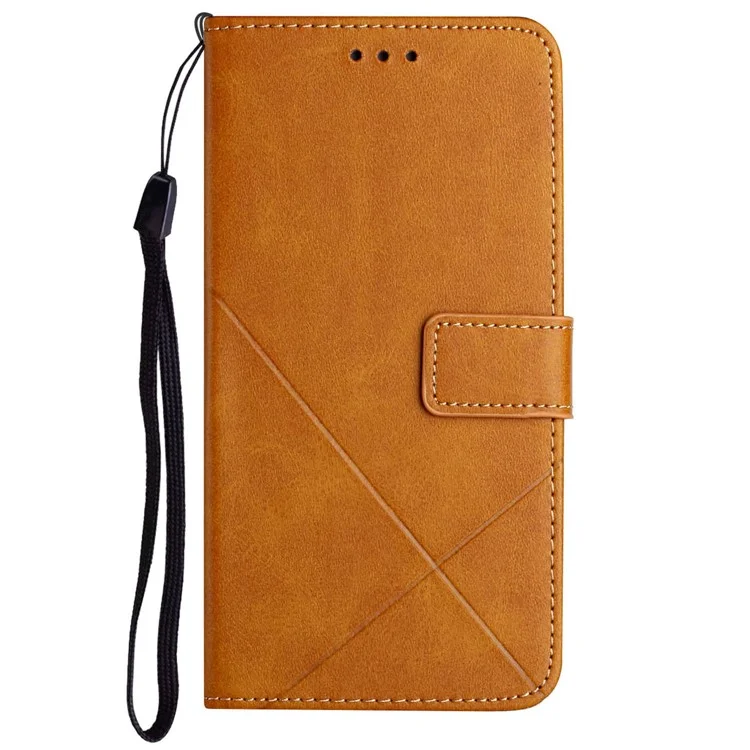 For Samsung Galaxy A15 5G Case Solid Color Wallet Leather Phone Cover - Yellow