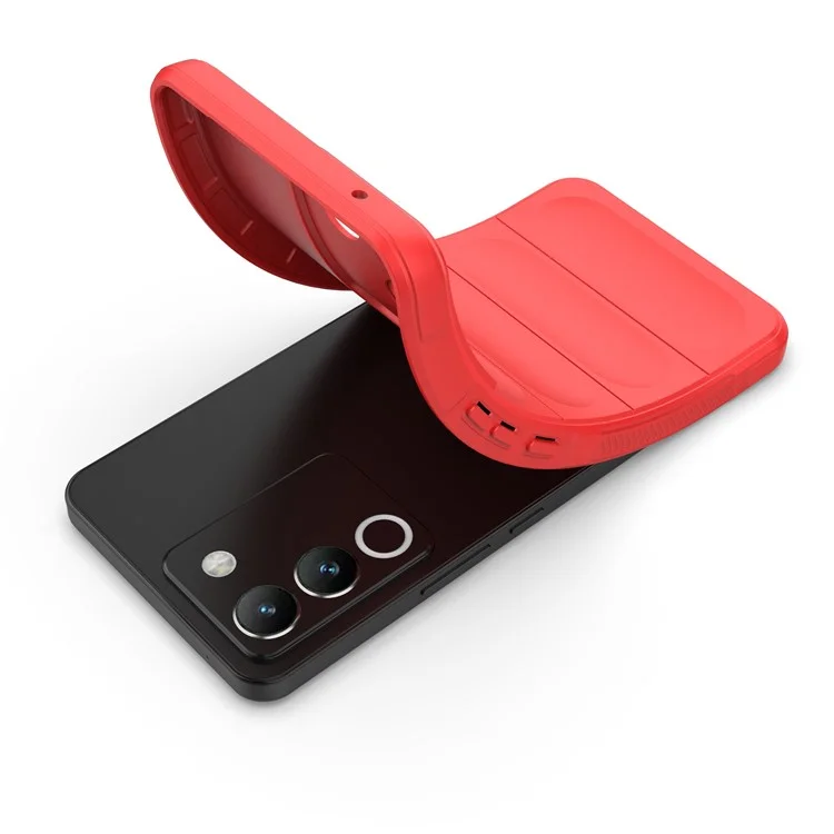 Per vivo Y200 (India) 5G TPU Case Anti-drop Protection Phone Back Cover - Rosso
