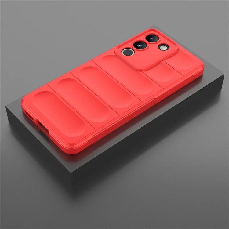 Per vivo Y200 (India) 5G TPU Case Anti-drop Protection Phone Back Cover - Rosso