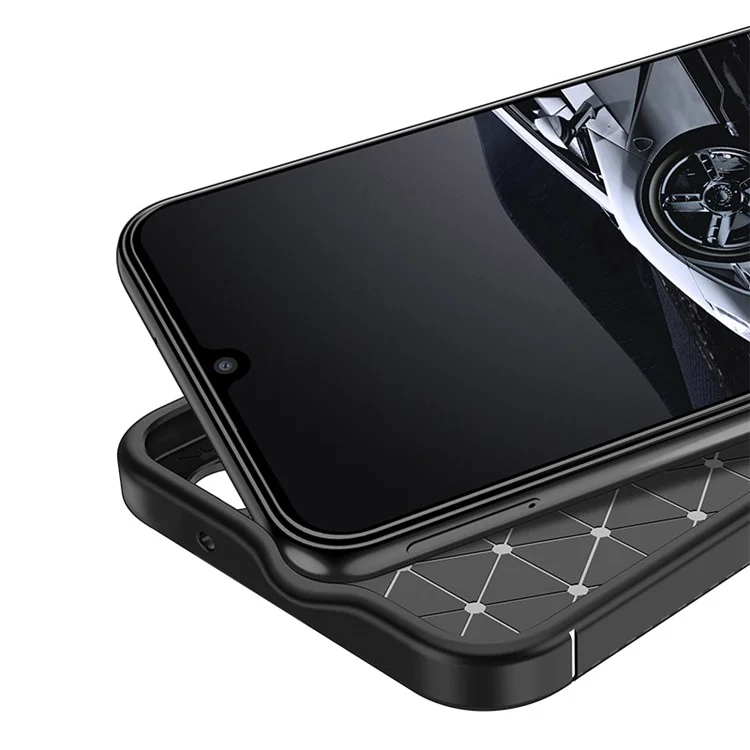 Для Xiaomi Poco F6 Pro 5G / Redmi K70 5G / K70 Pro 5G TPU Чехол Carbon Fiber Texture Camera Protection Phone Cover