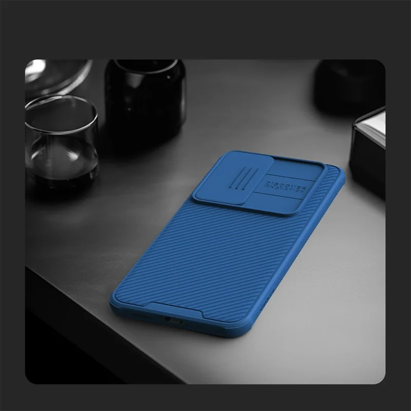 NILLKIN CamShield Pro Series For Samsung Galaxy S24 Case Camera Protection Phone Cover - Blue