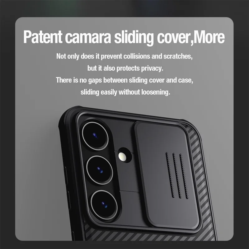 NILLKIN CamShield Pro Series For Samsung Galaxy S24 Case Camera Protection Phone Cover - Blue