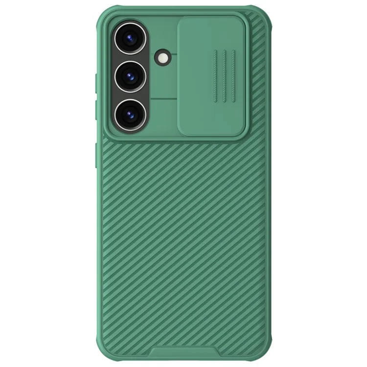 NILLKIN CamShield Pro Series For Samsung Galaxy S24+ Protective Phone Case with Slide Camera Cover - Green