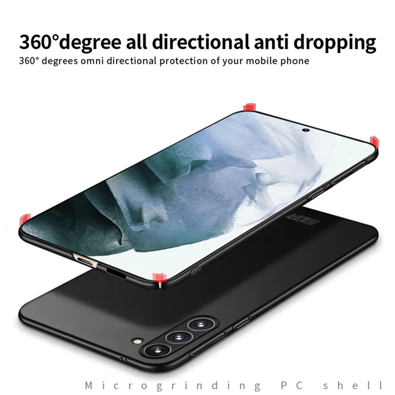 MOFI JK PC Series-1 Para Samsung Galaxy S24 PC Phone Case Textura Fosca Capa de Telefone - Preto