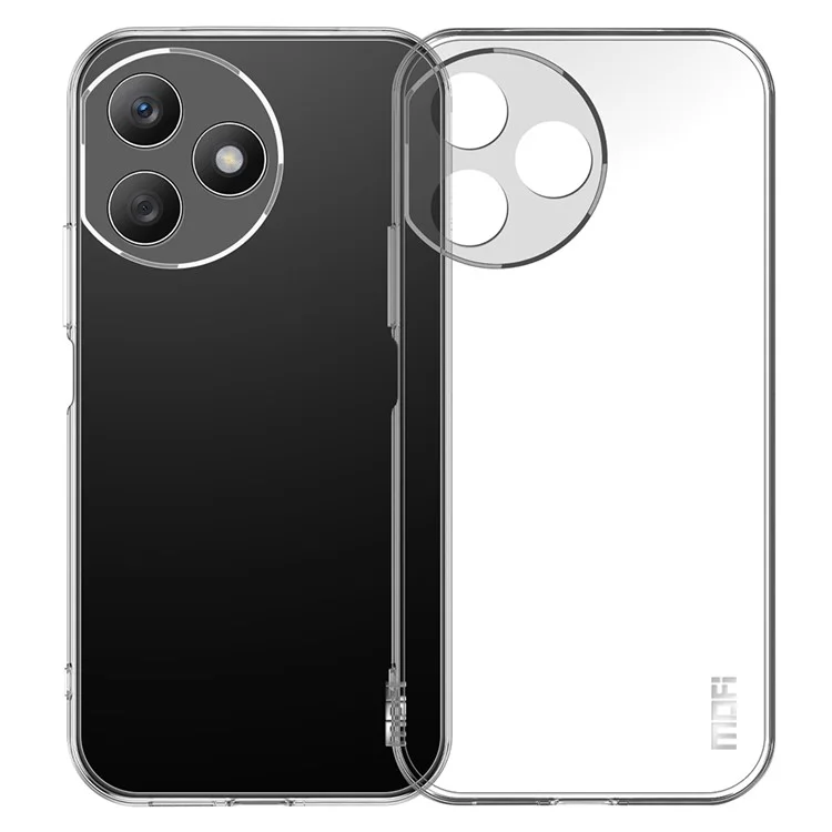 MOFI For Honor X50i+ 5G Cubierta Antirayaduras de TPU Funda Protectora de Teléfono Transparente
