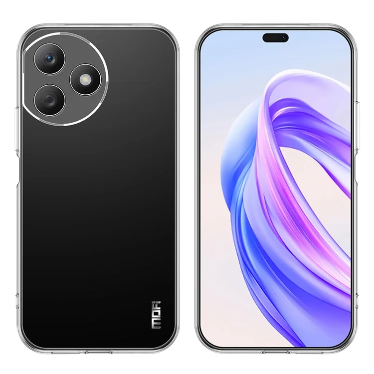 MOFI For Honor X50i+ 5G Cubierta Antirayaduras de TPU Funda Protectora de Teléfono Transparente
