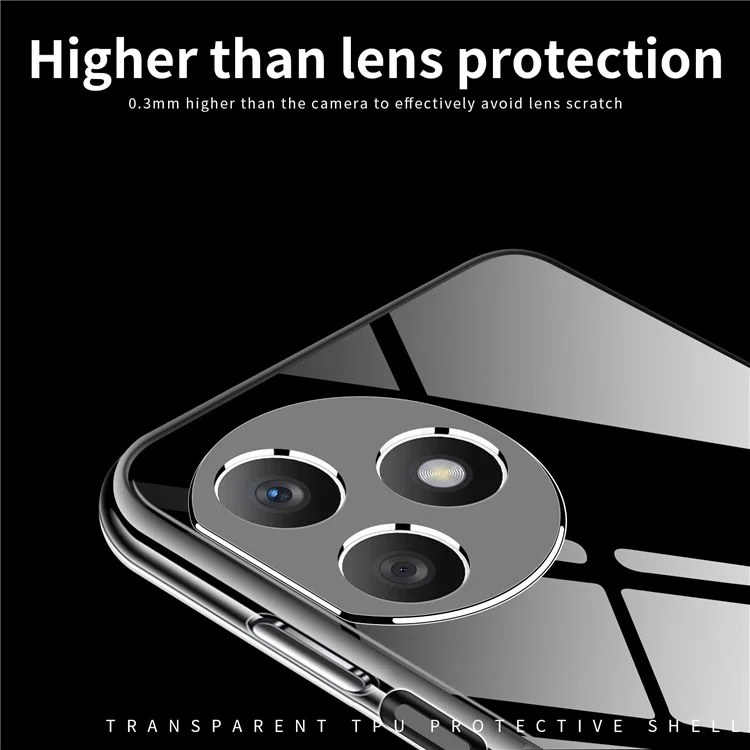 MOFI For Honor X50i+ 5G Cubierta Antirayaduras de TPU Funda Protectora de Teléfono Transparente