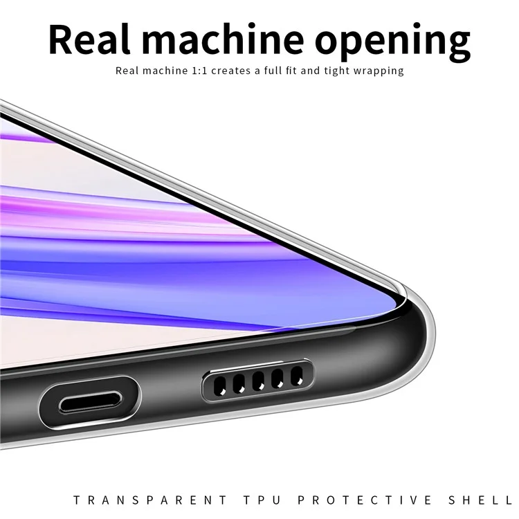 MOFI For Honor X50i+ 5G Cubierta Antirayaduras de TPU Funda Protectora de Teléfono Transparente